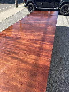 Early 19th Century Regency Mahogany Three Pedestal Dining Table