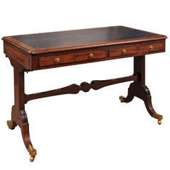 Antique Early 19th Century Regency Mahogany Writing Table