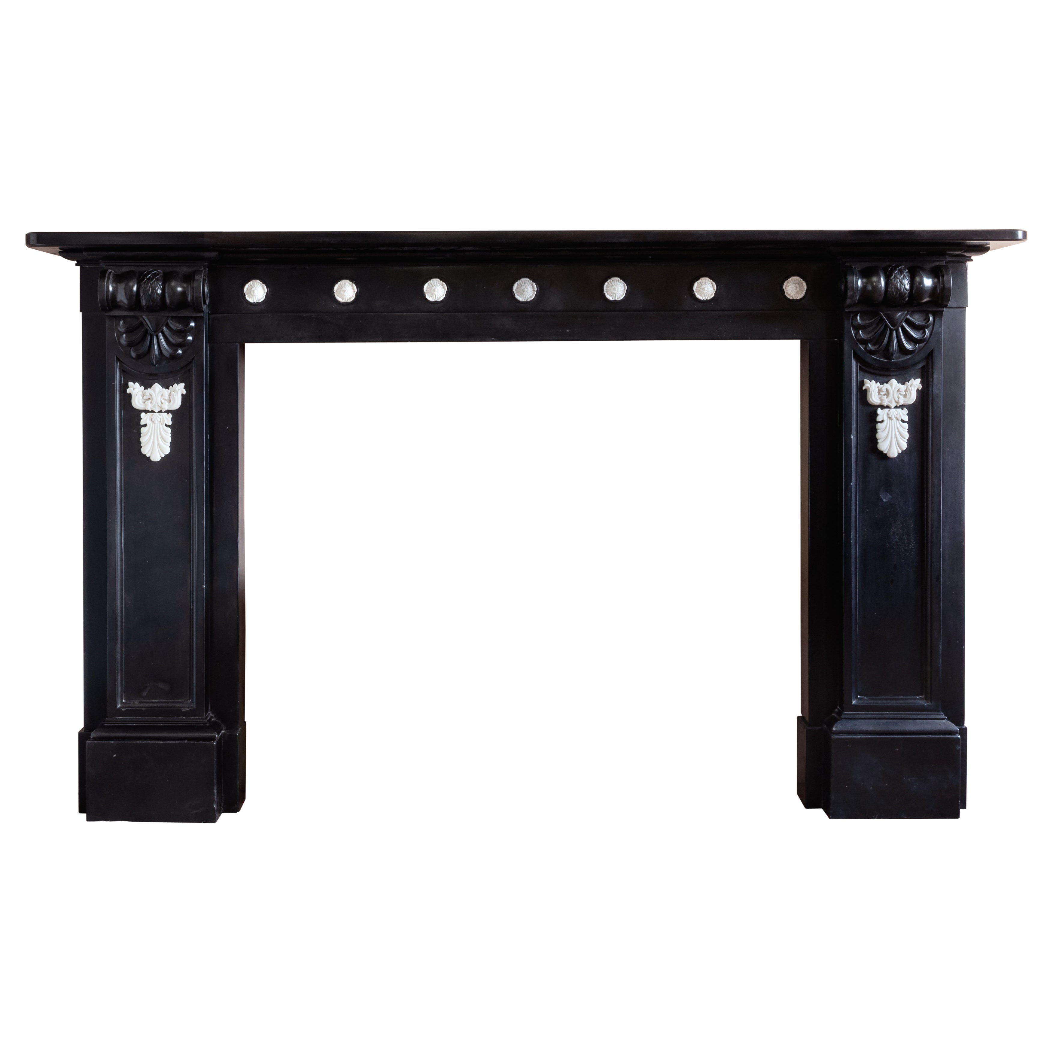 Early 19th Century Regency Marble Fireplace