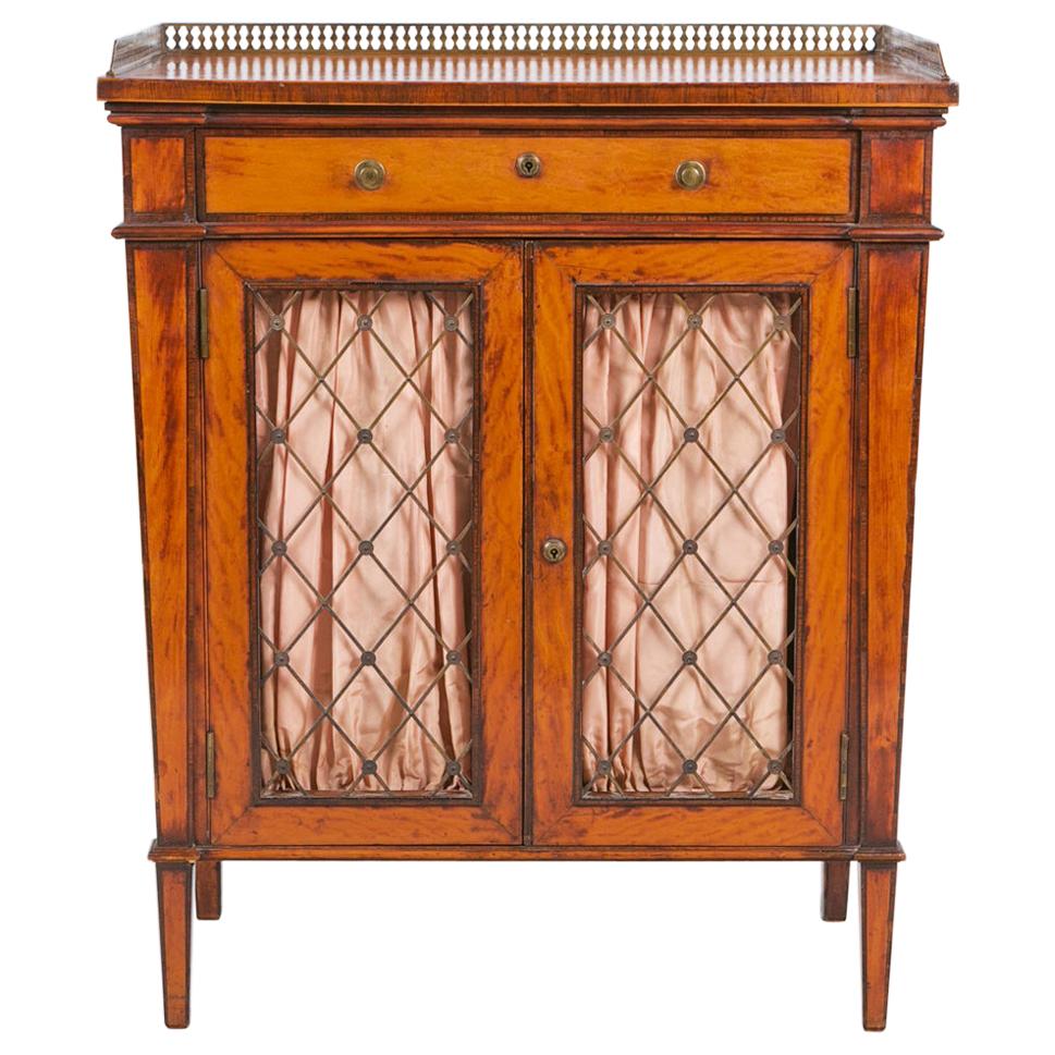 Early 19th Century Regency Miniature Crossbanded Cabinet