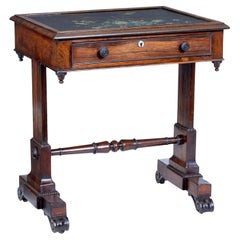 Early 19th century Regency painted slate top side table