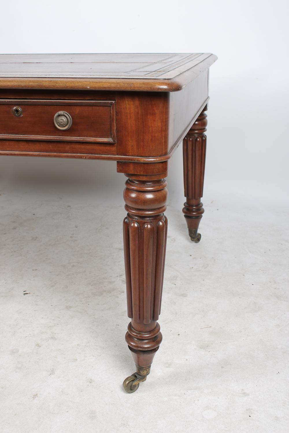 Mahogany Early 19th Century Regency Partners Writing Desk