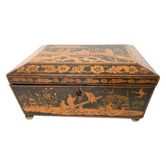 Early 19th Century Regency Penwork Box