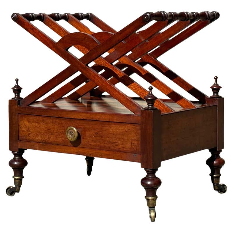 19th Century French Rosewood Canterbury or Magazine Rack For Sale at ...