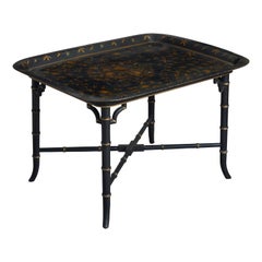 Early 19th Century Regency Period Tole Tray Table