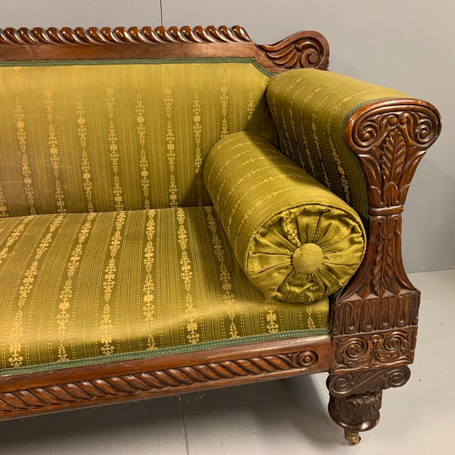 Early 19th Century Regency Rosewood 3-Seat Sofa 2