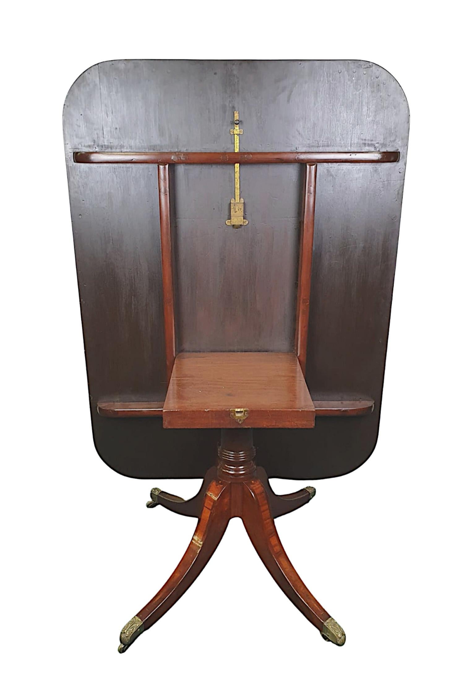 Regency-Tisch aus Rosenholz mit Flip-Top aus dem frühen 19. Jahrhundert (Englisch) im Angebot