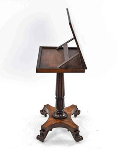 Early 19th Century Regency Rosewood Music Manuscript Stand