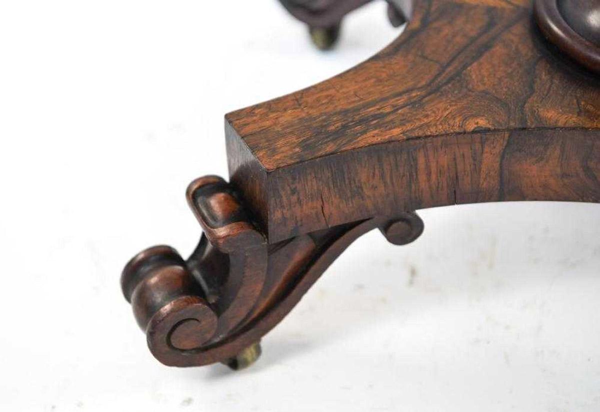 Early 19th Century Regency Rosewood Music Manuscript Stand For Sale 2