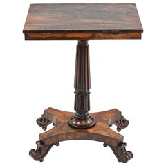Early 19th Century Regency Rosewood Music Manuscript Stand