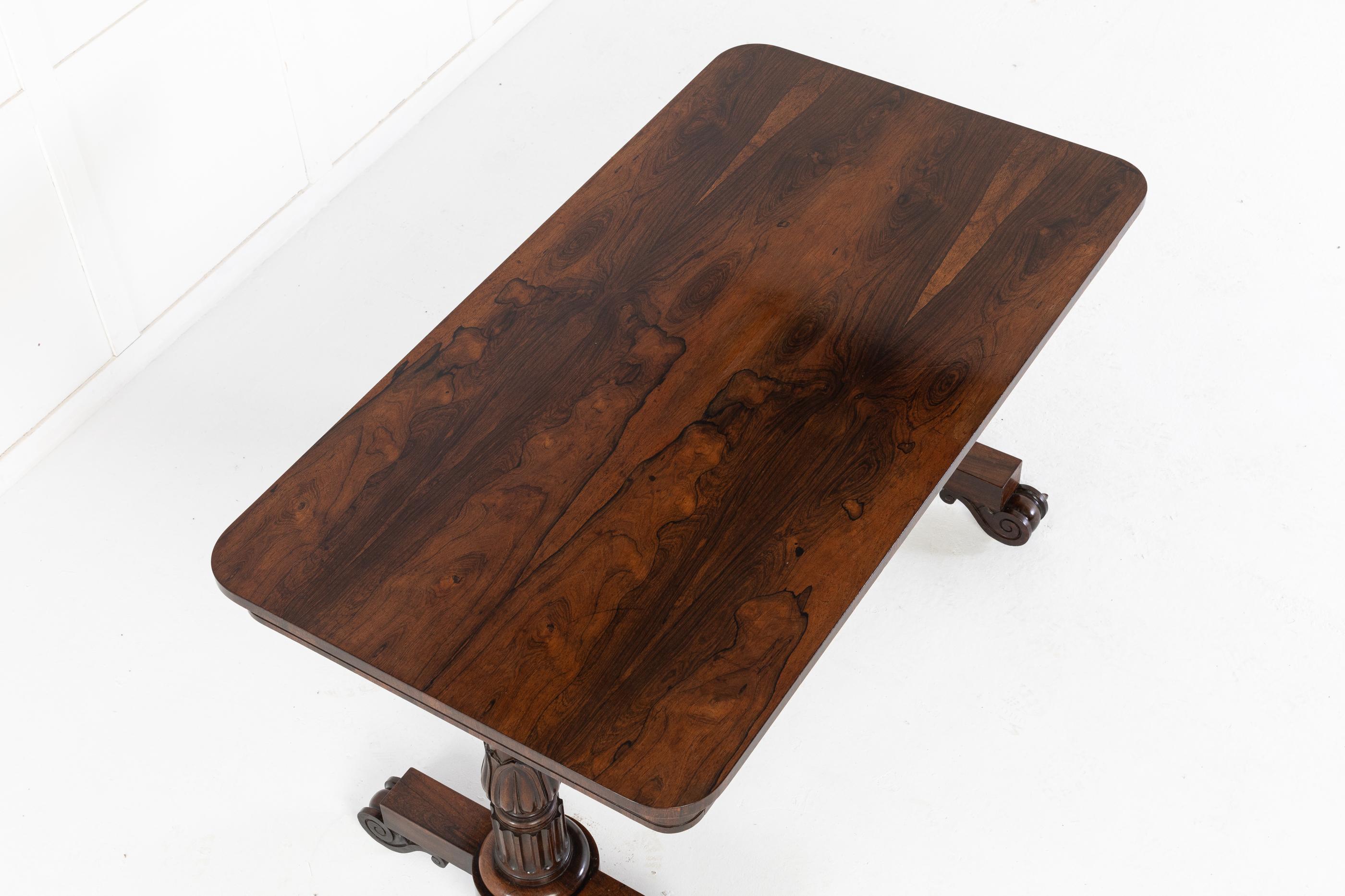 Early 19th Century Regency Rosewood Writing Table 2