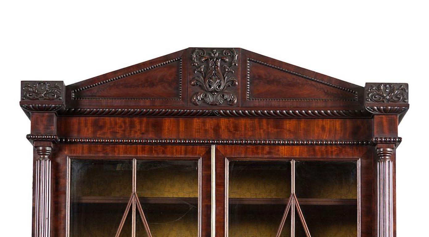Early 19th Century Regency Secretary Bookcase For Sale 1