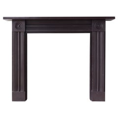 Antique Early 19th Century Regency Slate Fireplace