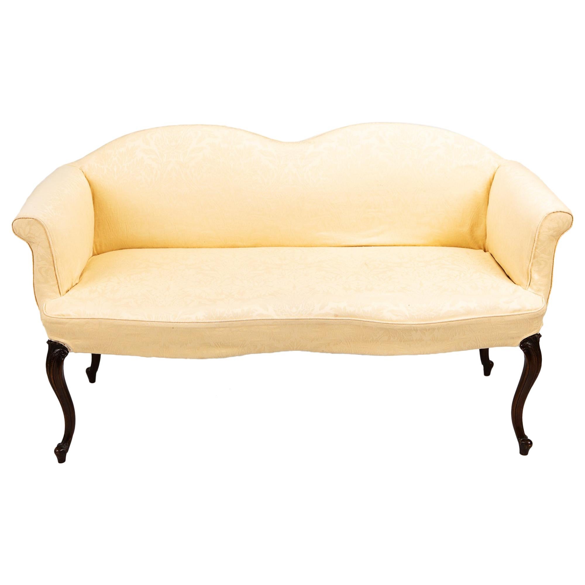 Regency-Sofa aus dem frühen 19. Jahrhundert nach George Hepplewhite im Angebot