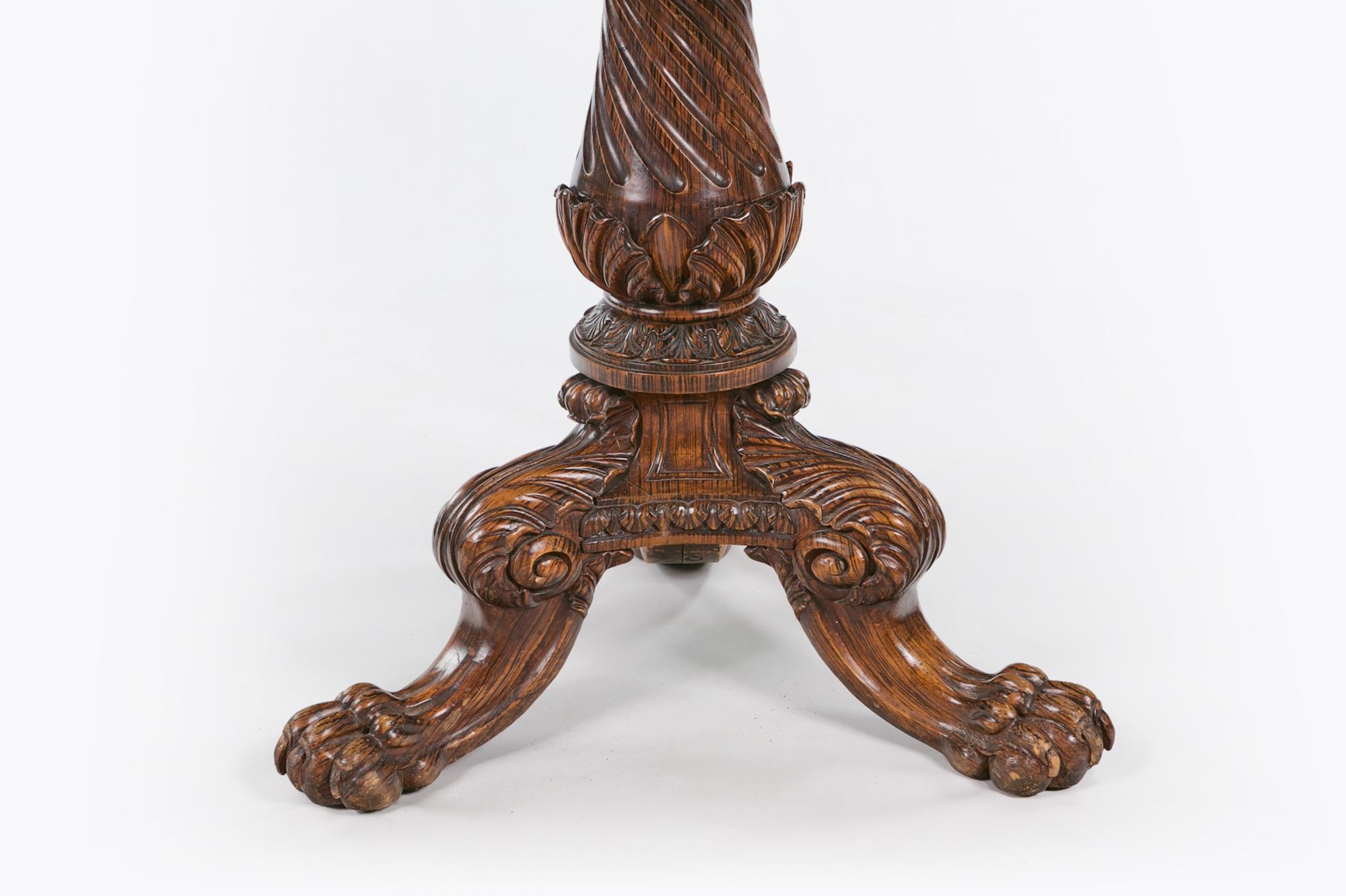 Regency Table spécimen de style Régence du début du XIXe siècle par Gillows de Lancaster et Londres en vente