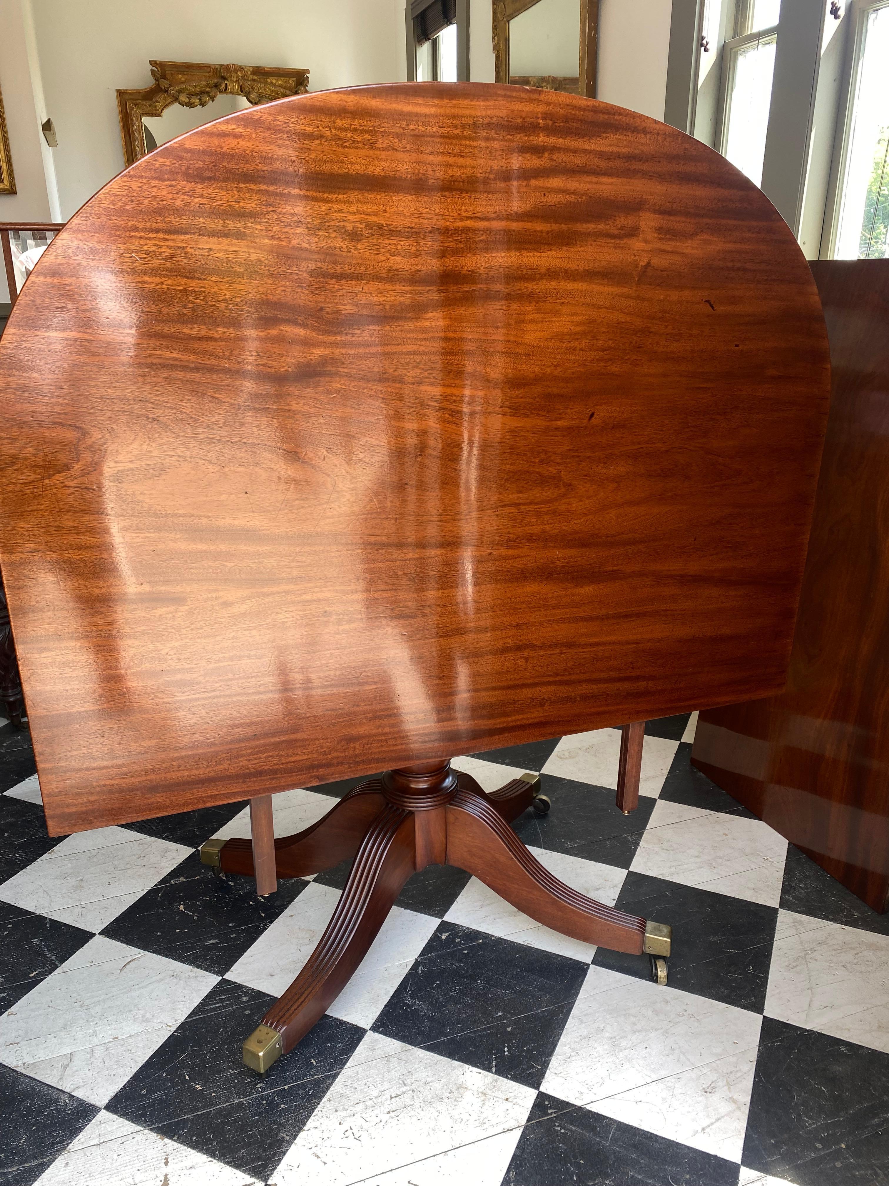 Early 19th Century Regency Two Pedestal Dining Table For Sale 2