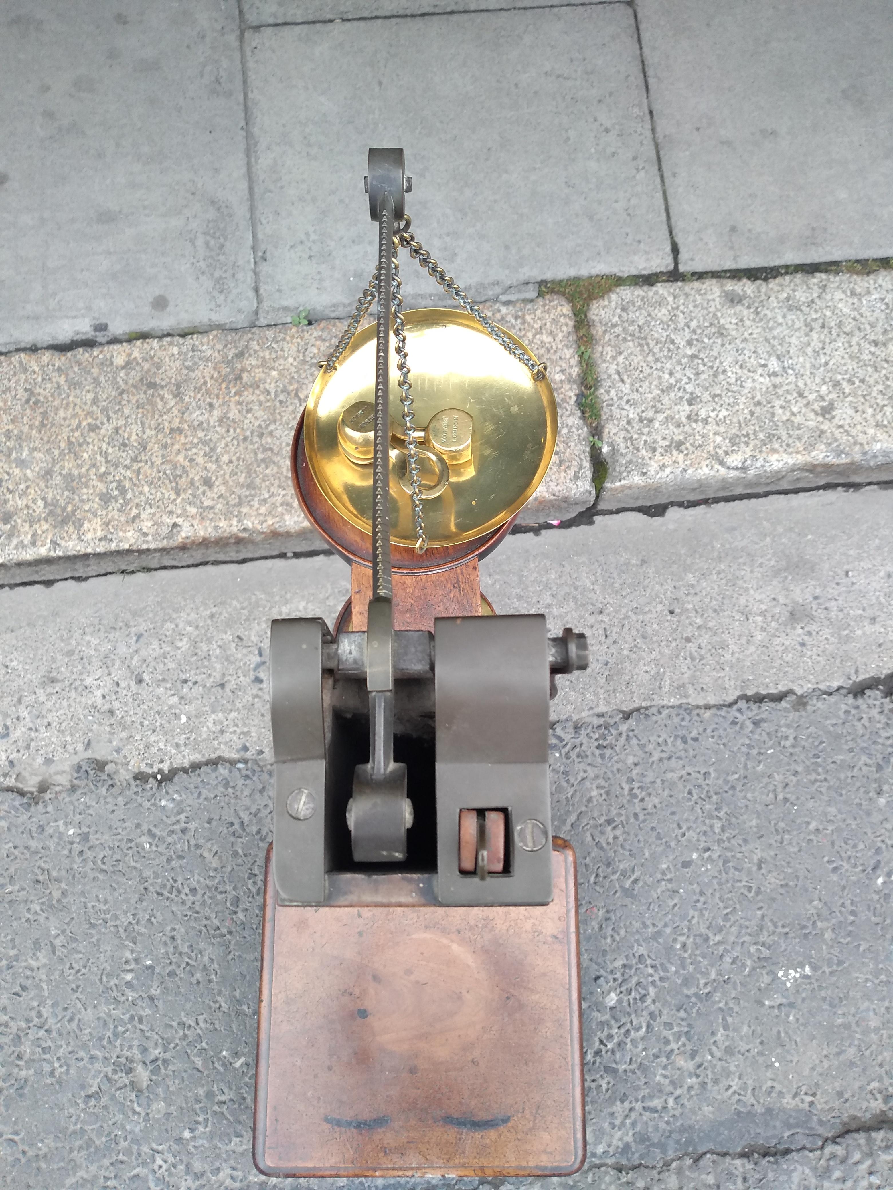 first weighing scale