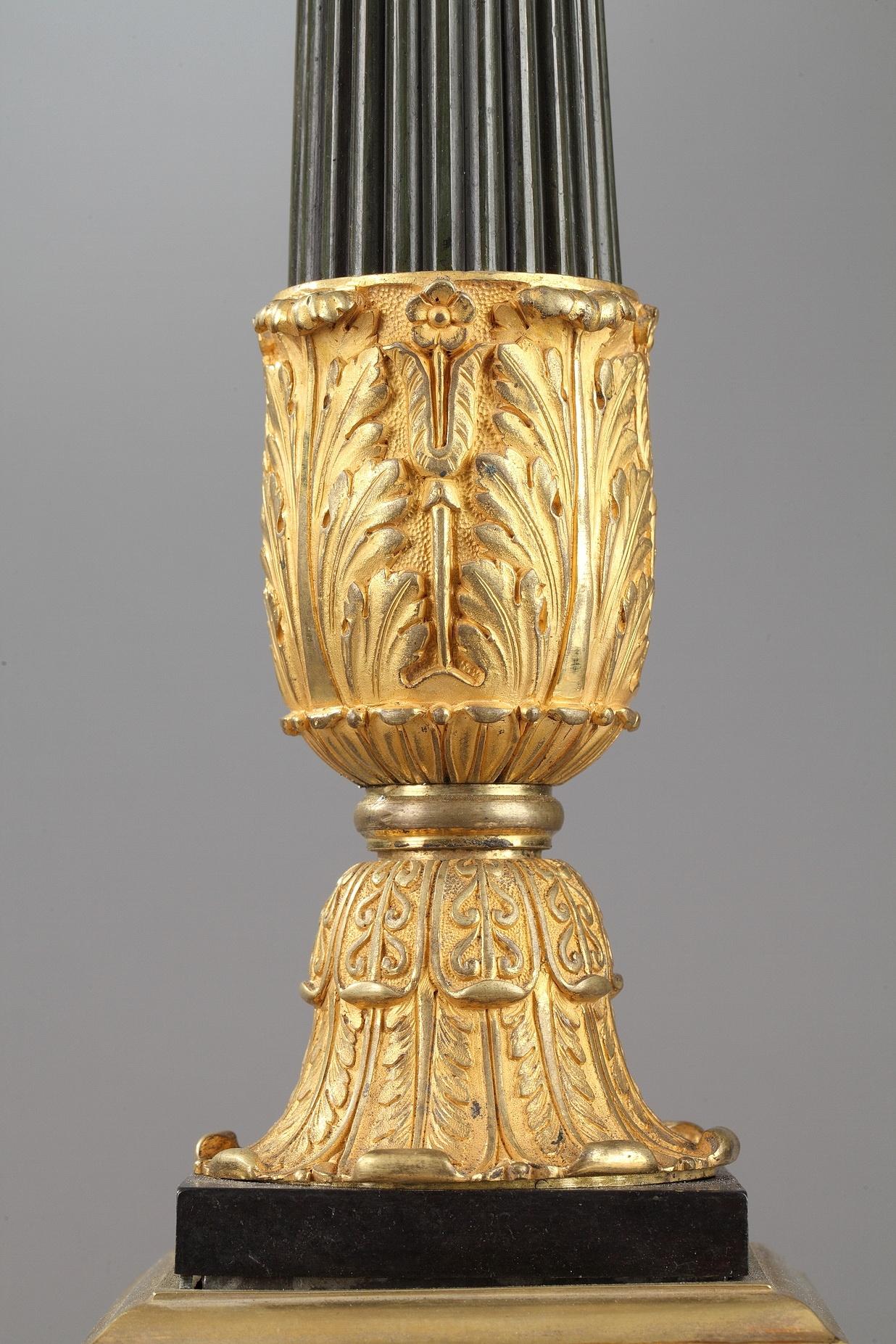 Early 19th Century Restauration Carcel Lamps 3
