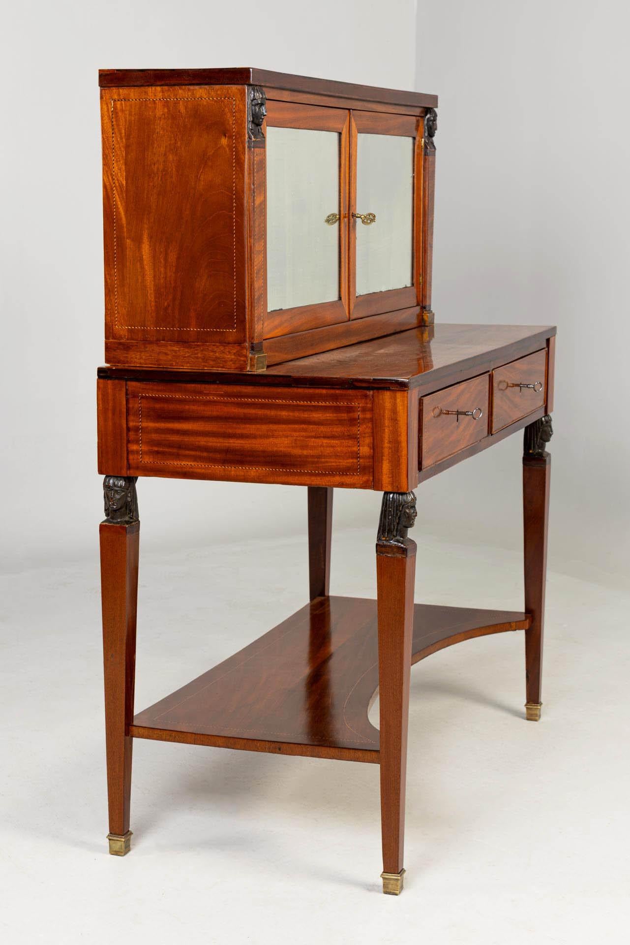 Early 19th Century Retour d'Egypte Mirror Table im Angebot 4