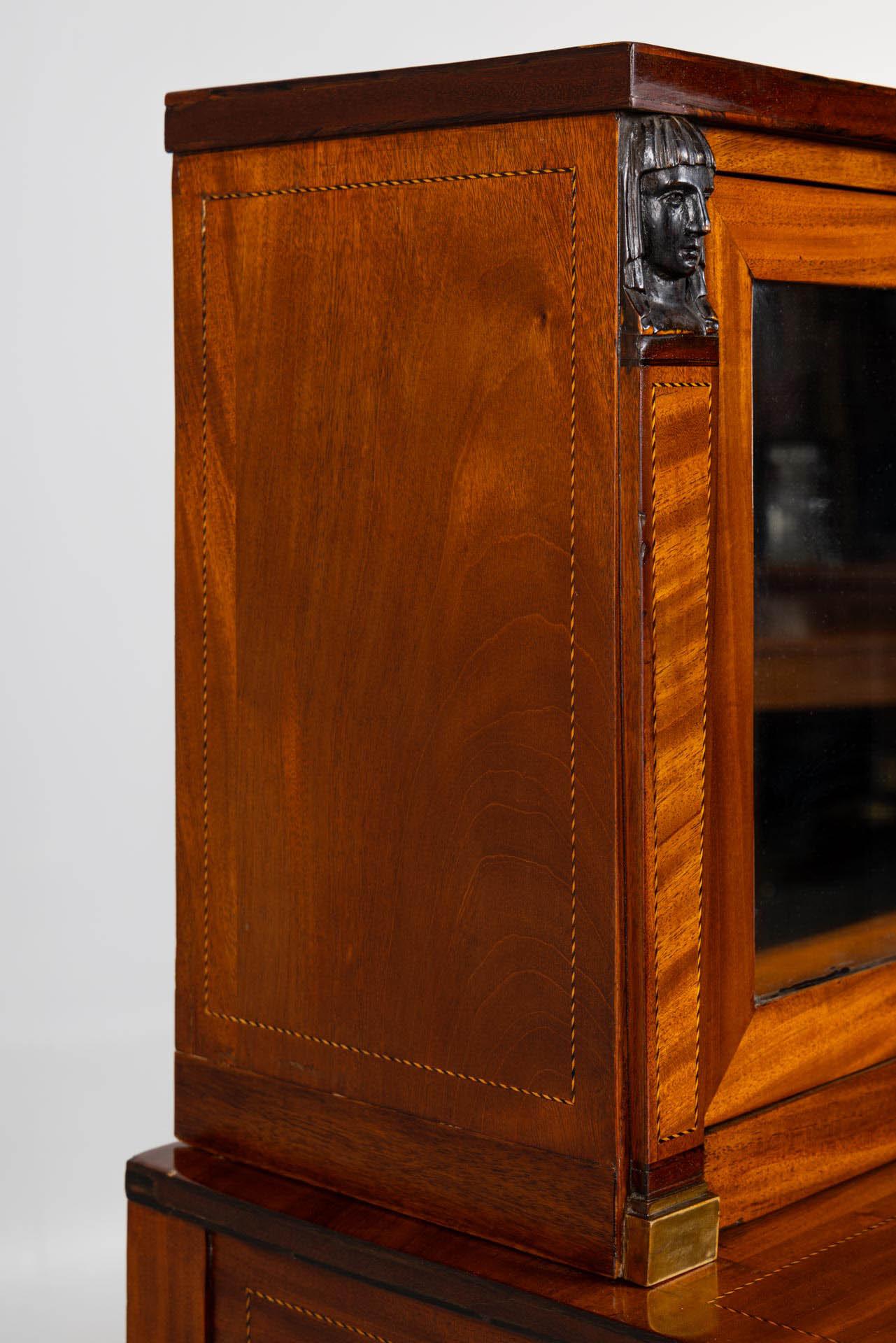 Early 19th Century Retour d'Egypte Mirror Table im Angebot 5