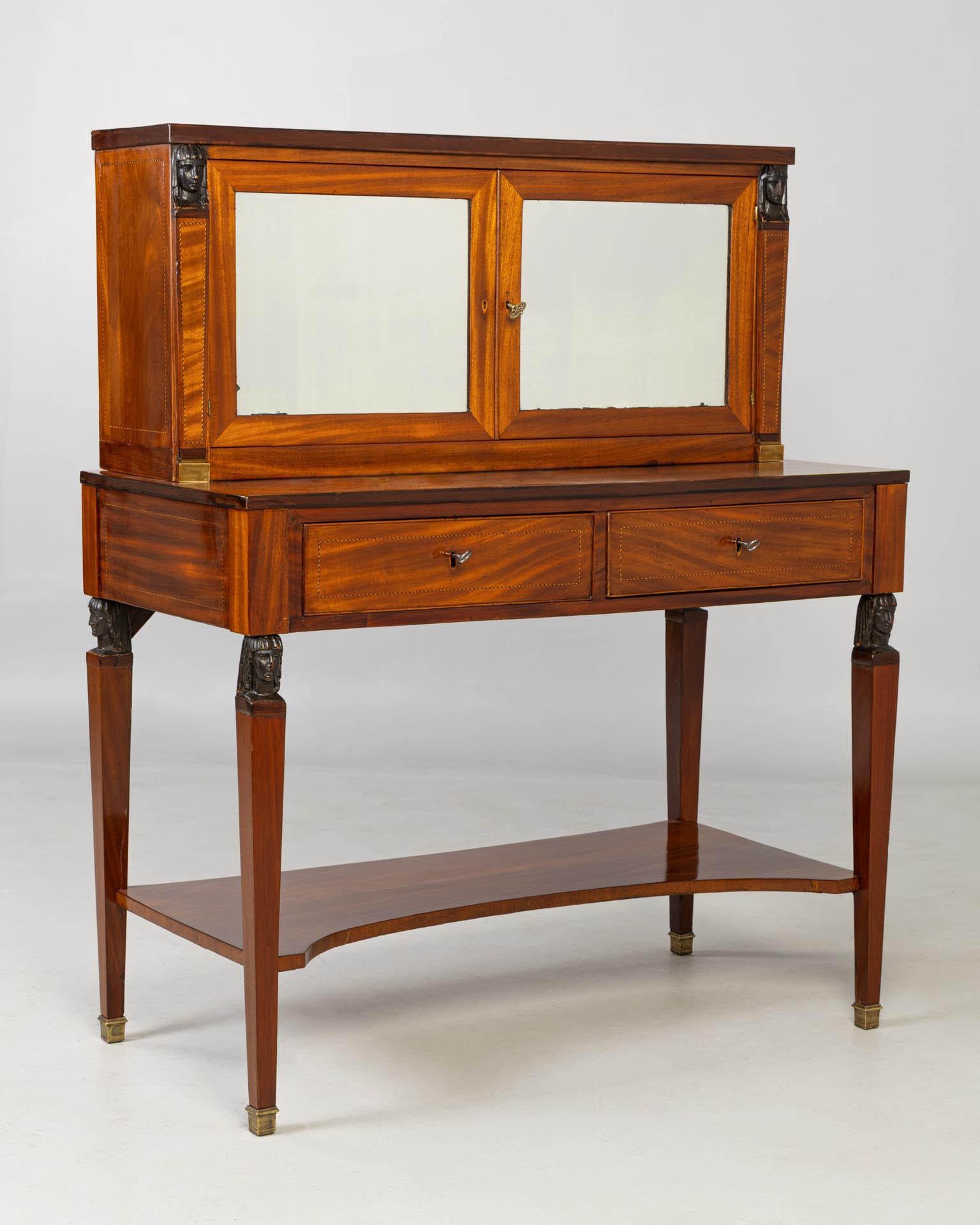 Early 19th Century Retour d'Egypte Mirror Table (Britisch) im Angebot