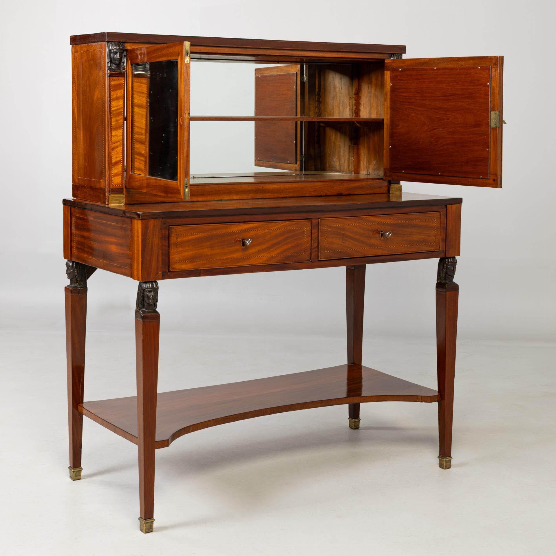 Early 19th Century Retour d'Egypte Mirror Table im Zustand „Gut“ im Angebot in Greven, DE