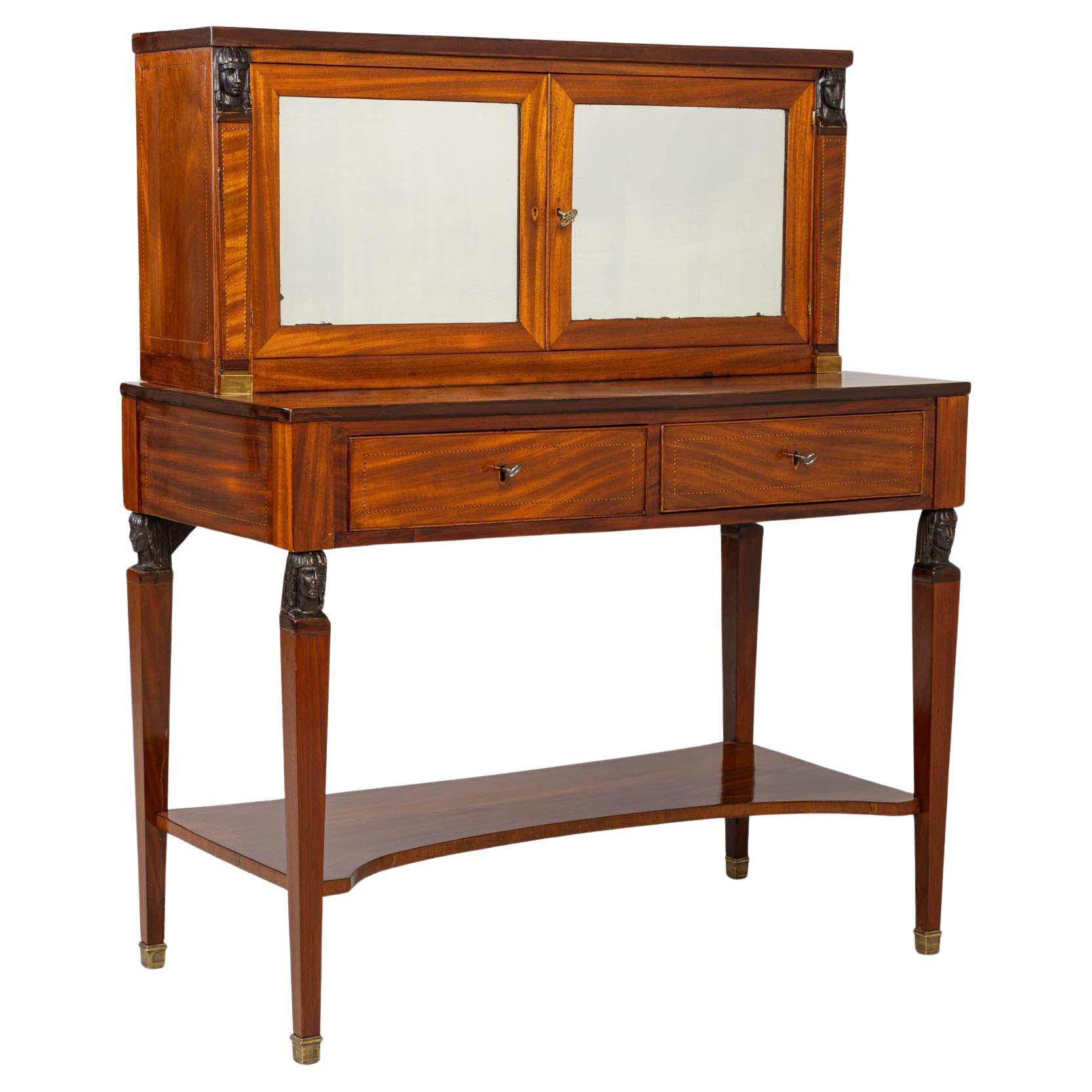 Early 19th Century Retour d'Egypte Mirror Table im Angebot