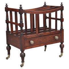 Early 19th Century Rosewood Canterbury