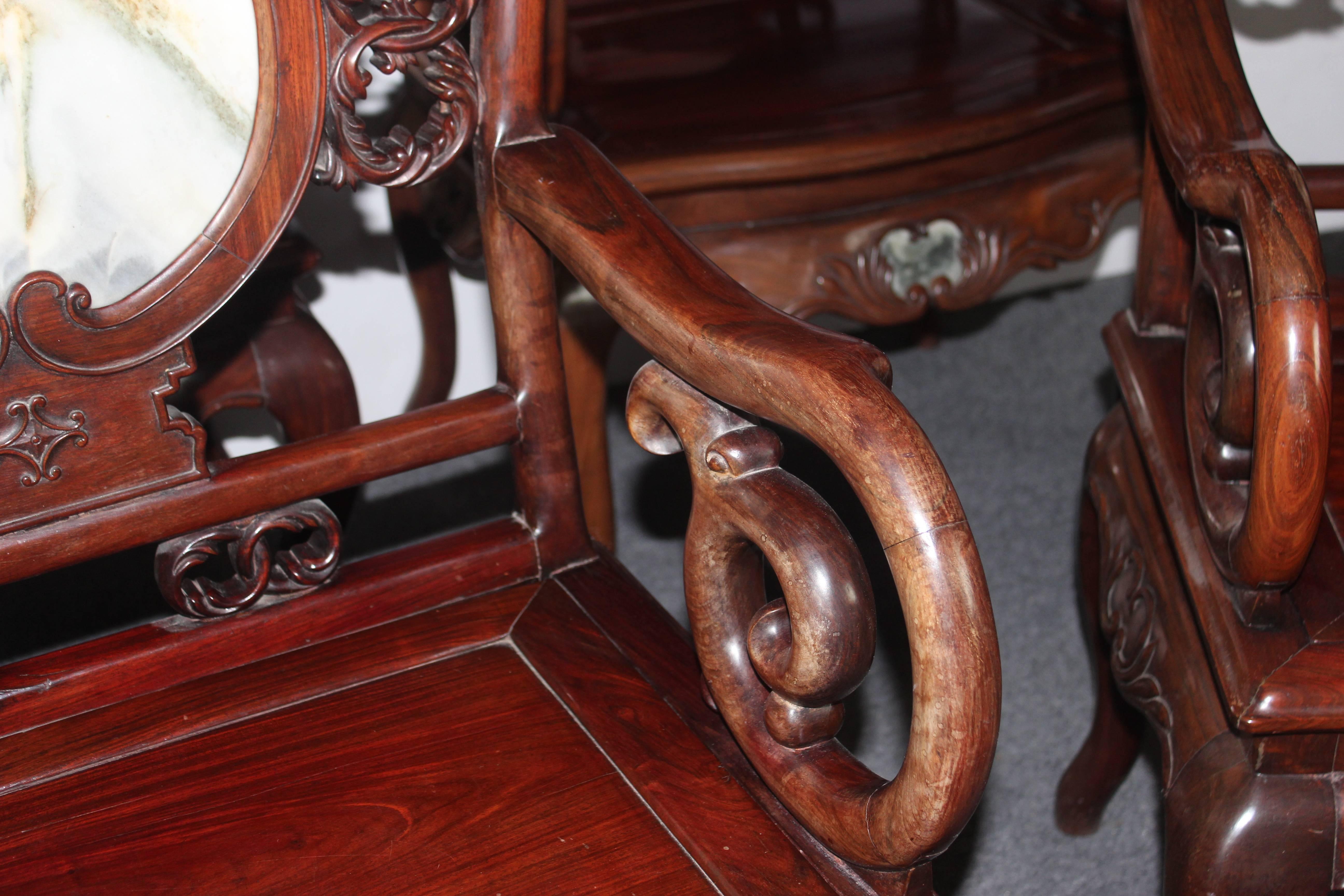 Late 19th Century Rosewood Chairs 5