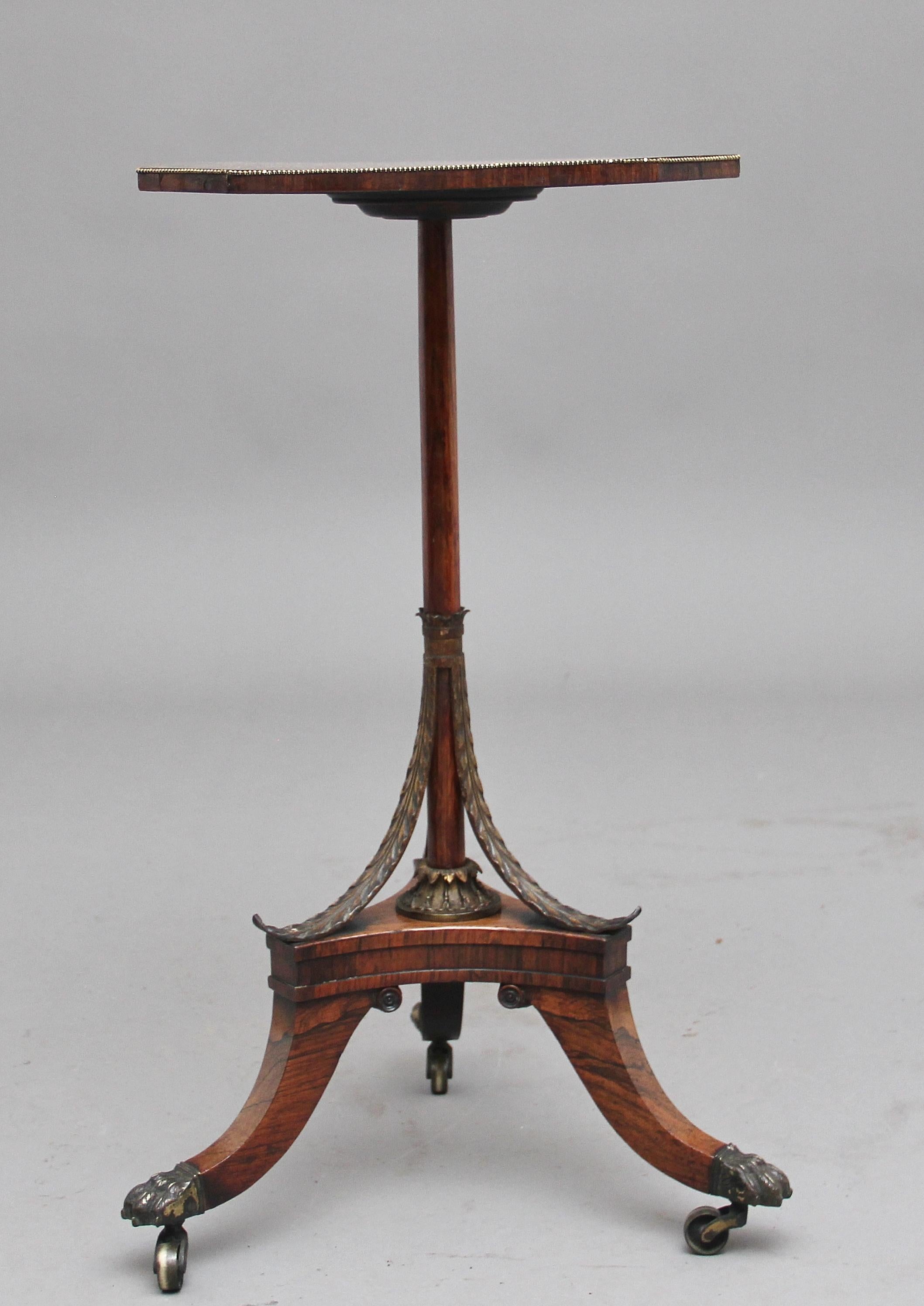 Early 19th Century Rosewood Occasional Table 1