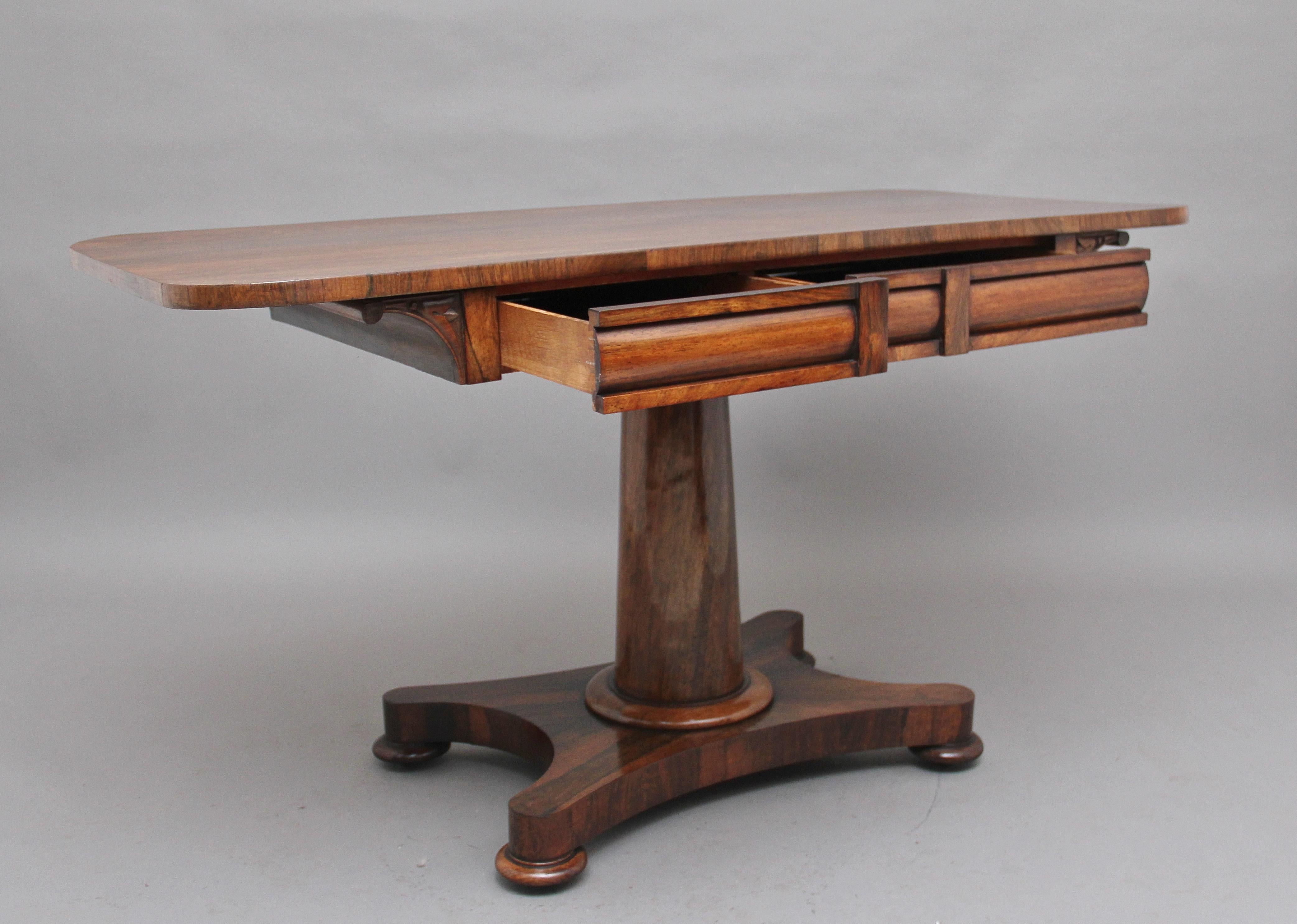 Regency Early 19th Century Rosewood Sofa Table