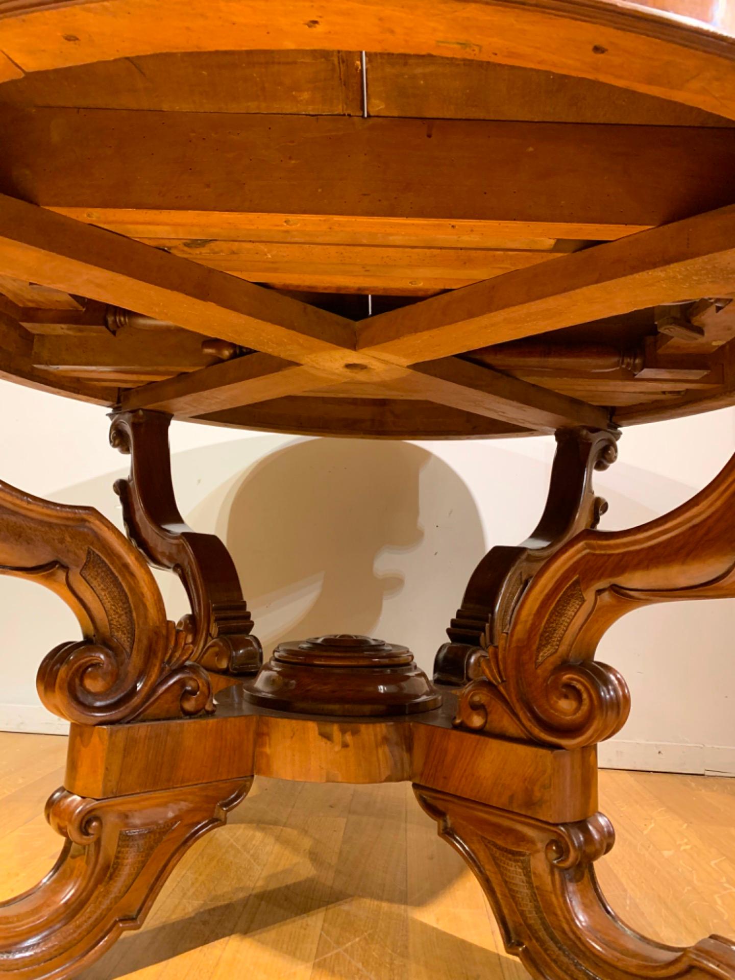 Early 19th Century Round Center Table, Charles X 4