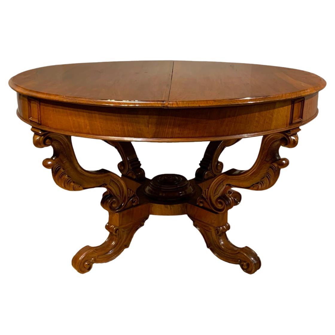 Early 19th Century Round Center Table, Charles X