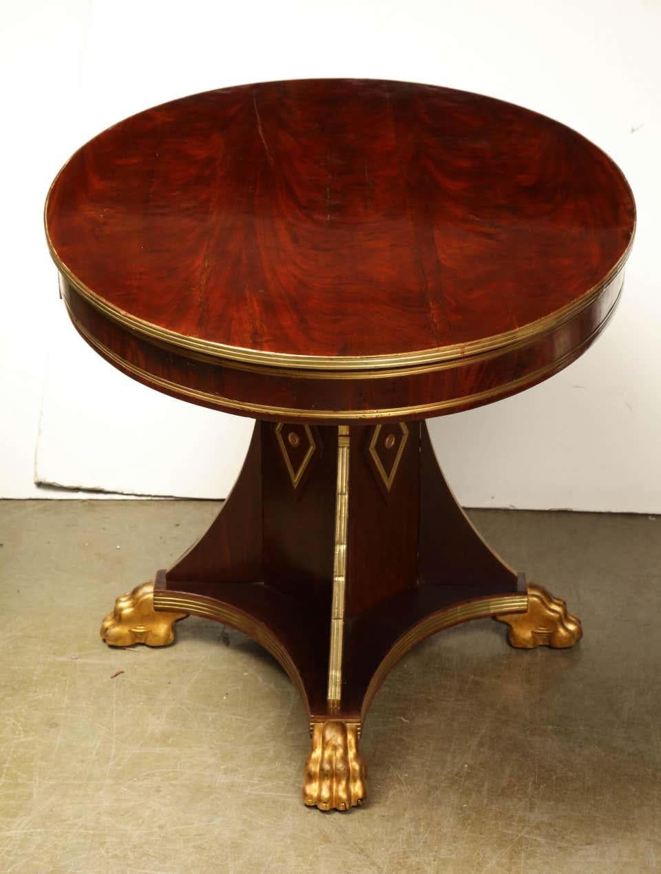 Baltic Early 19th Century Russian Neoclassical Centerhall Table For Sale