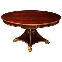Early 19th Century Russian Neoclassical Centerhall Table