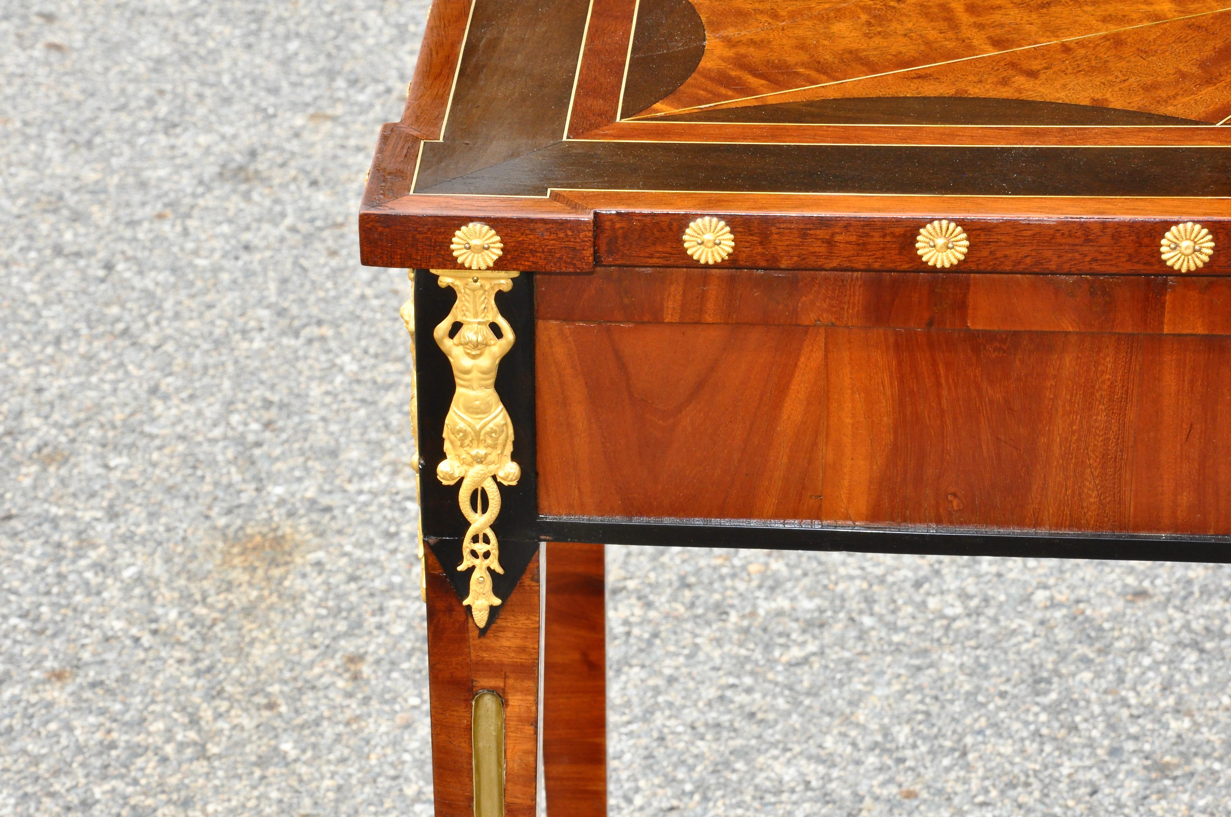 Early 19th Century Russian Neoclassical Table by Heinrich Gambs In Good Condition For Sale In Essex, MA