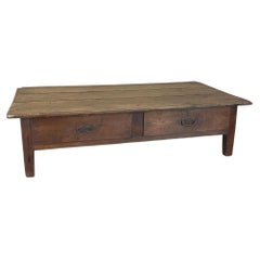 Early 19th Century, Rustic Country French Coffee Table