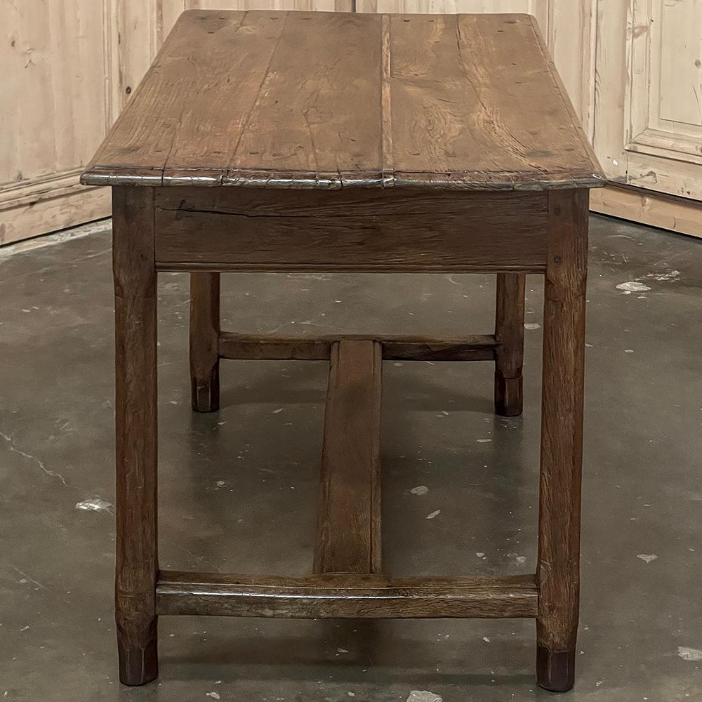 Early 19th Century Rustic Country French End Table For Sale 12