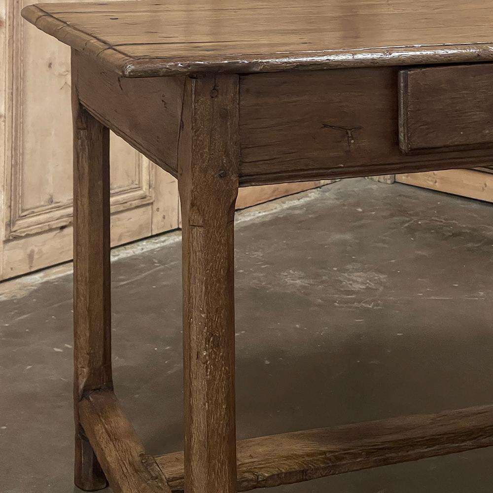 Early 19th Century Rustic Country French End Table For Sale 4
