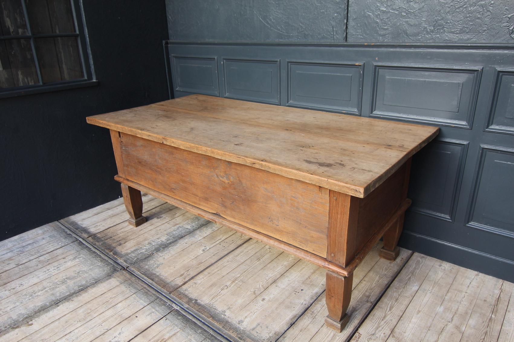Early 19th Century Rustic Kitchen Prep Table or Kitchen Island 5
