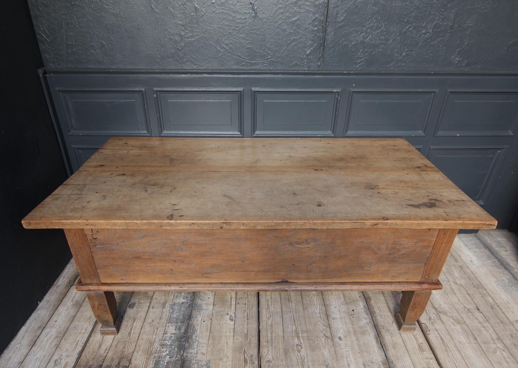 Early 19th Century Rustic Kitchen Prep Table or Kitchen Island 6