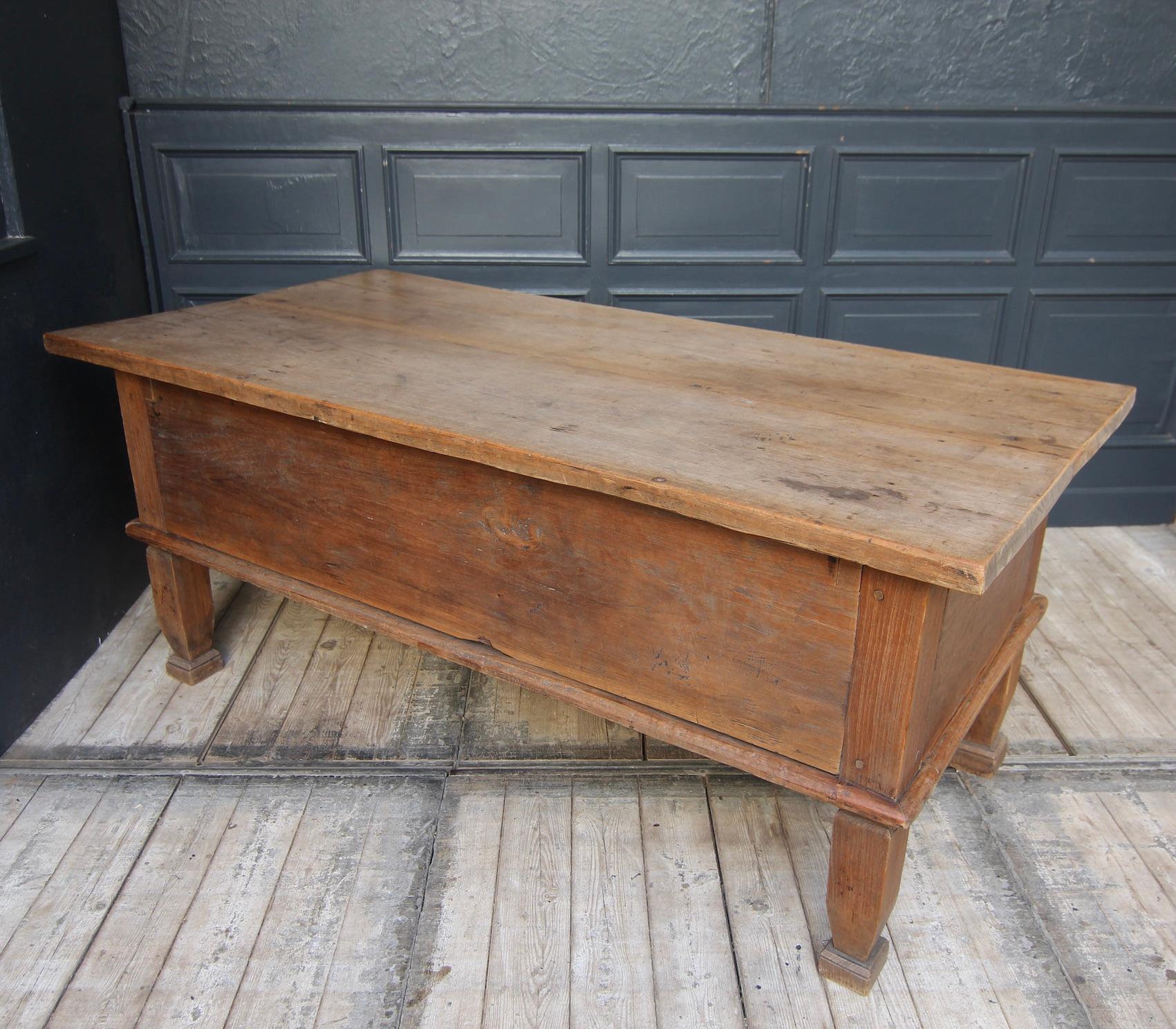 Early 19th Century Rustic Kitchen Prep Table or Kitchen Island 2