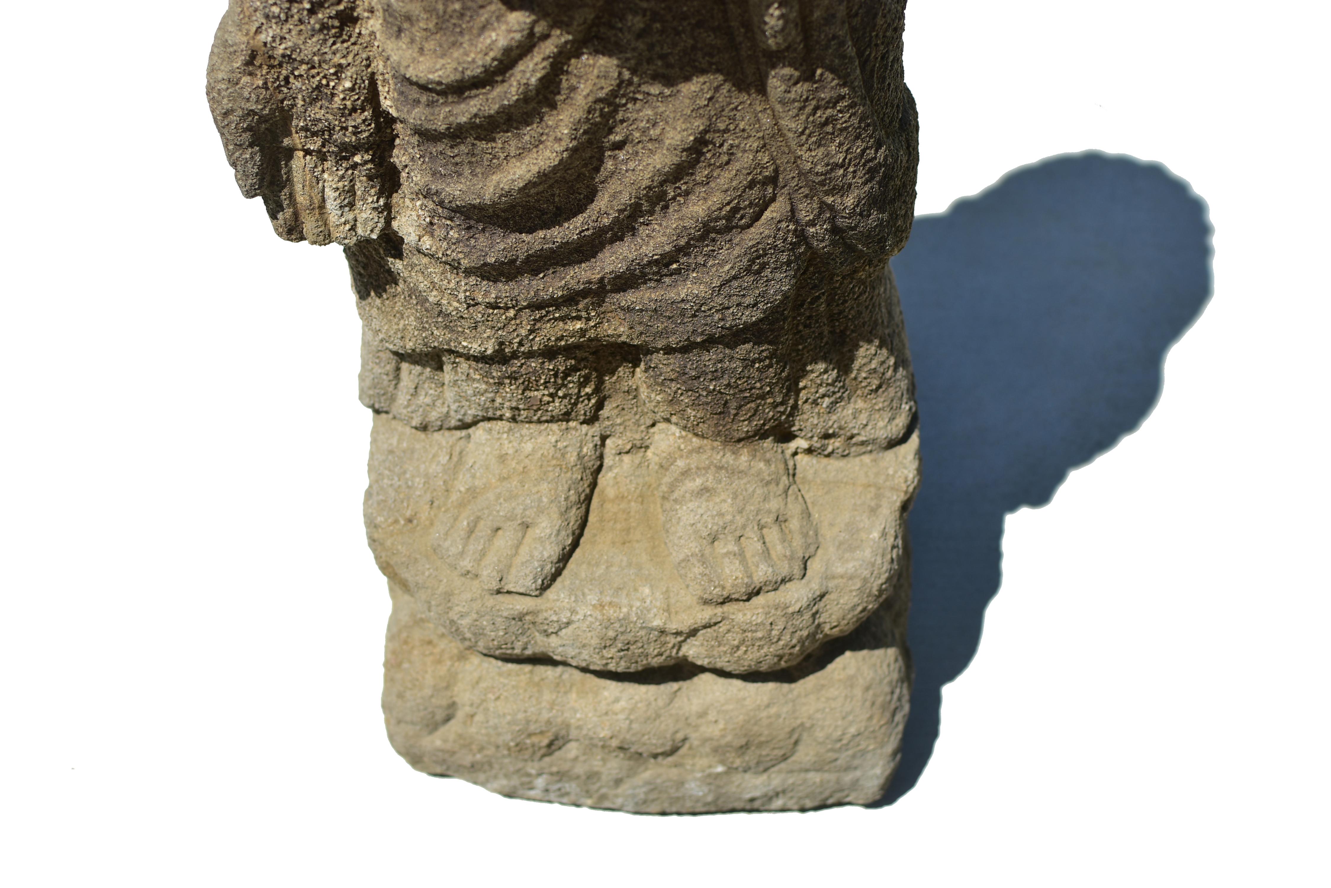 Early 19th Century Sandstone Buddha 4
