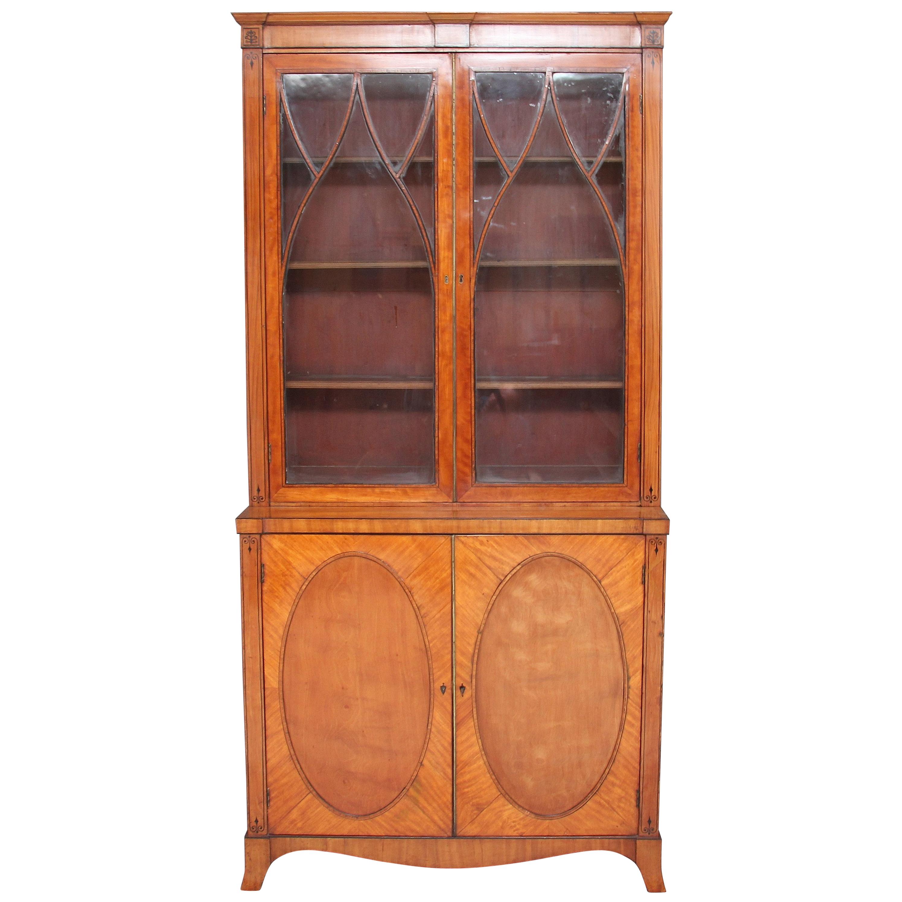 Early 19th Century Satinwood Bookcase