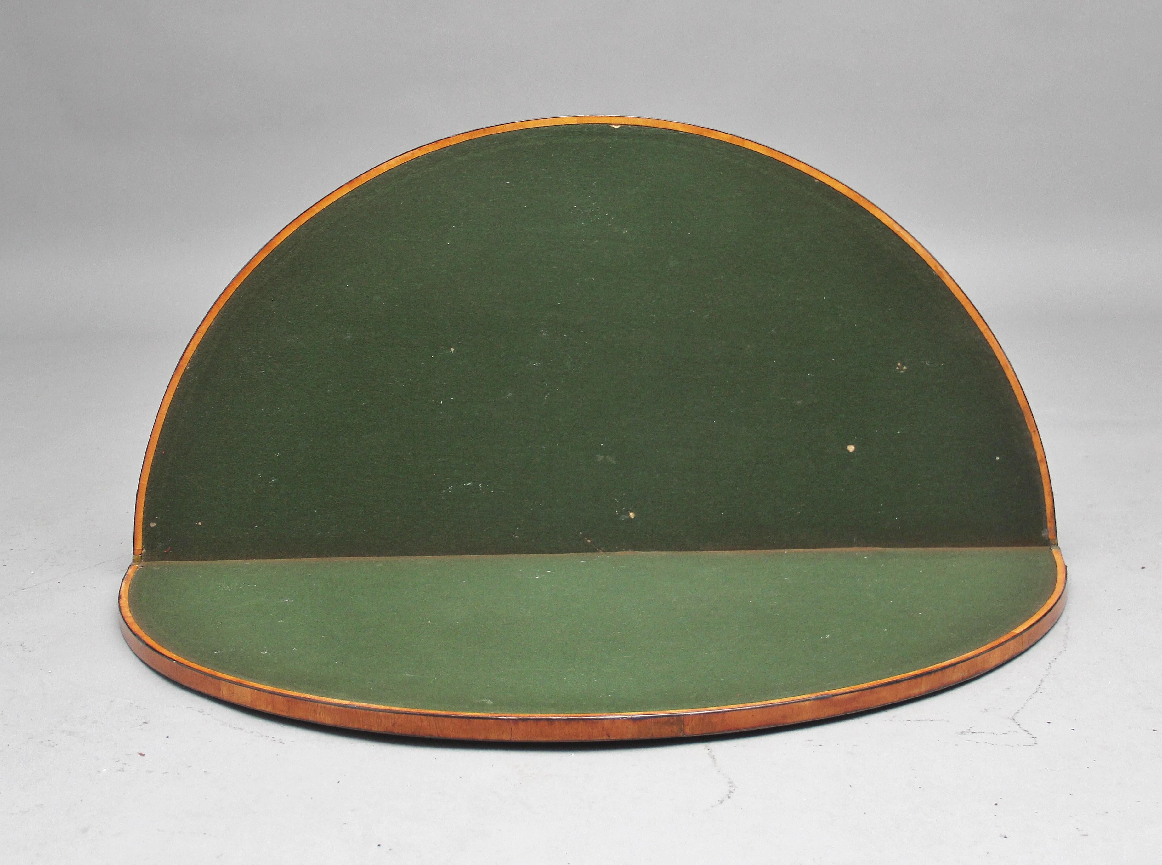 Early 19th Century Satinwood Card Table 2