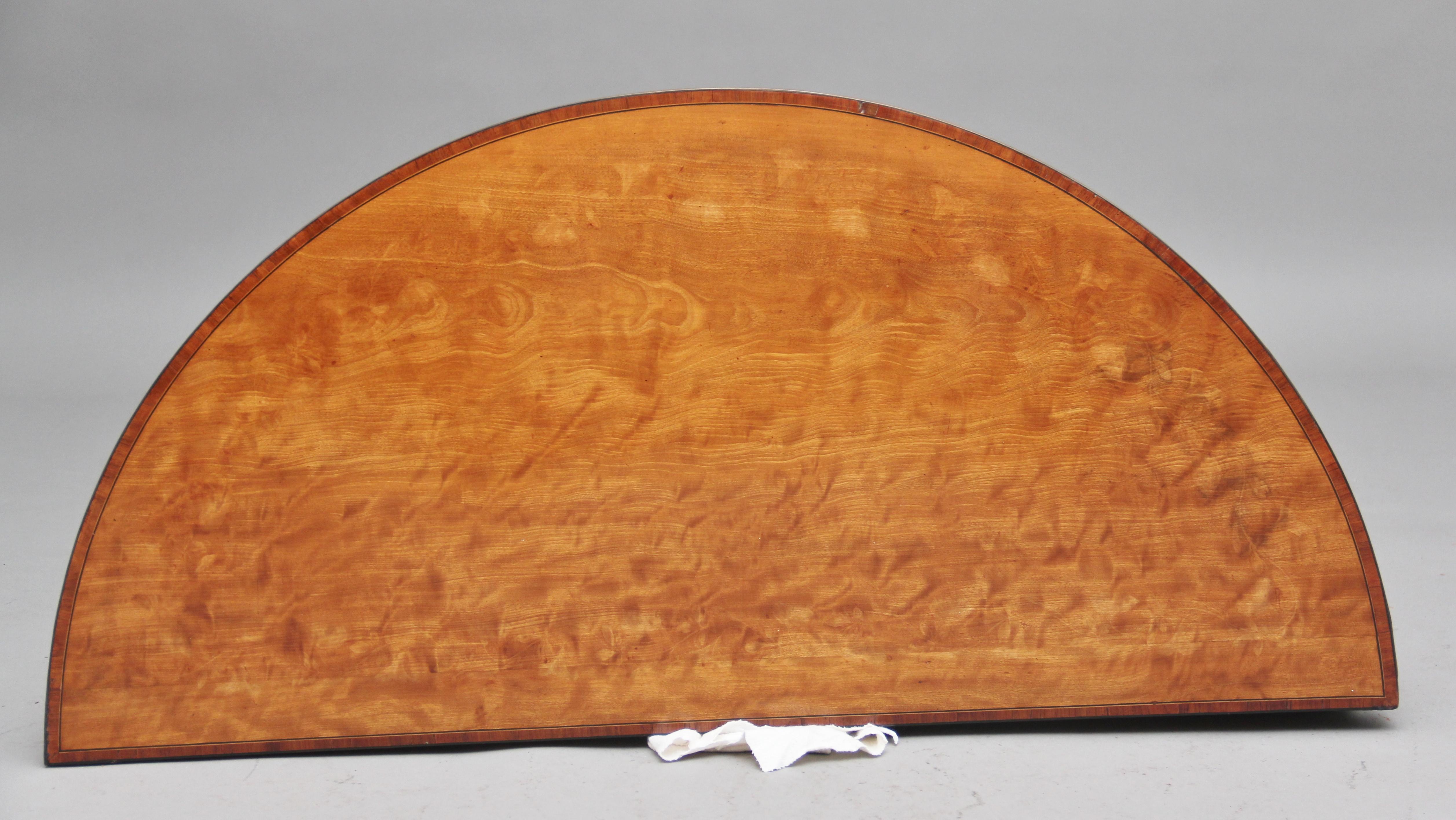 Early 19th Century Satinwood Card Table 3