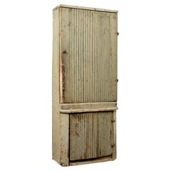 Early 19th century Scandinavian carved pine cupboard