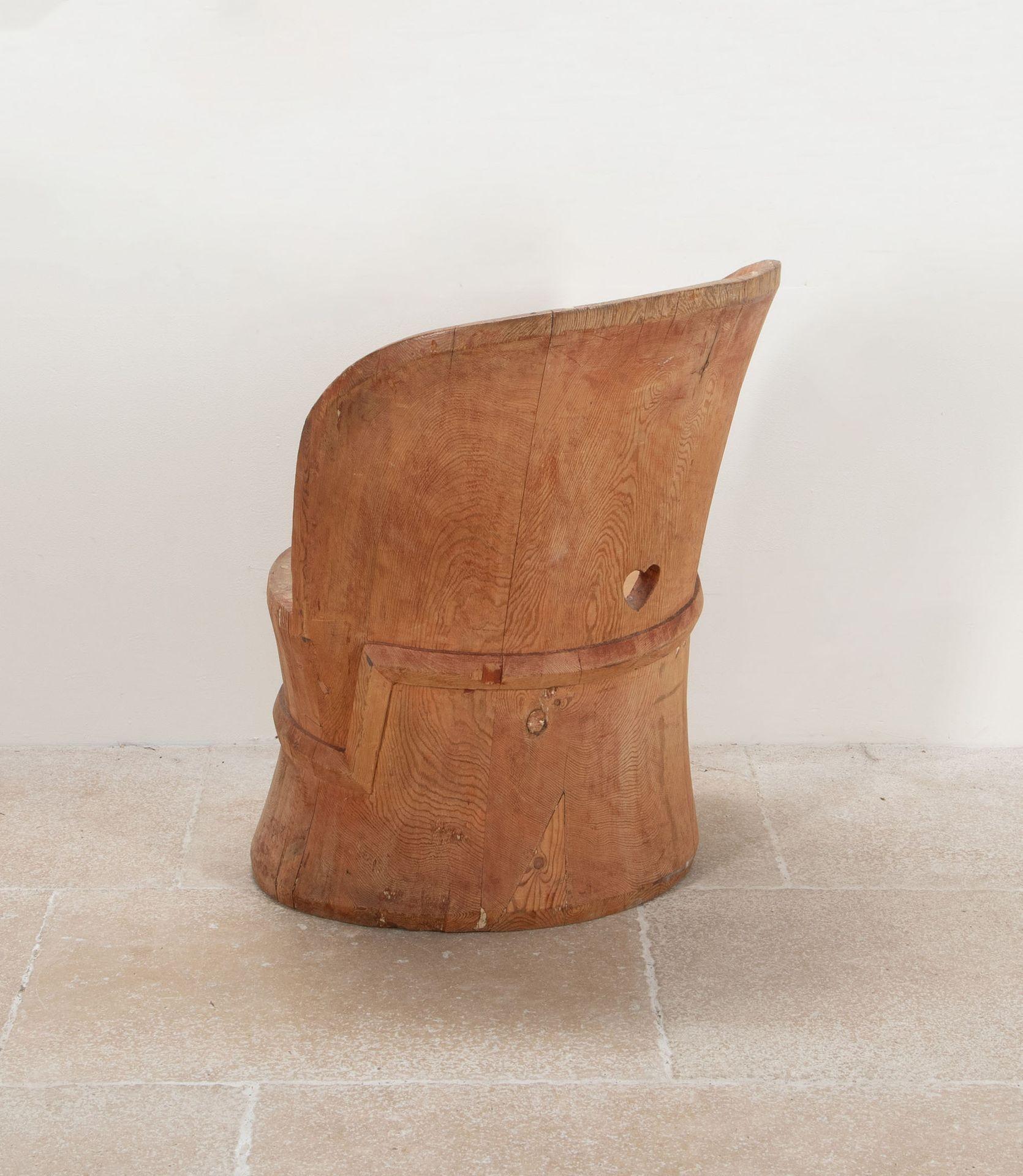 Artisanat Chaise d'art populaire scandinave du début du 19e siècle en vente