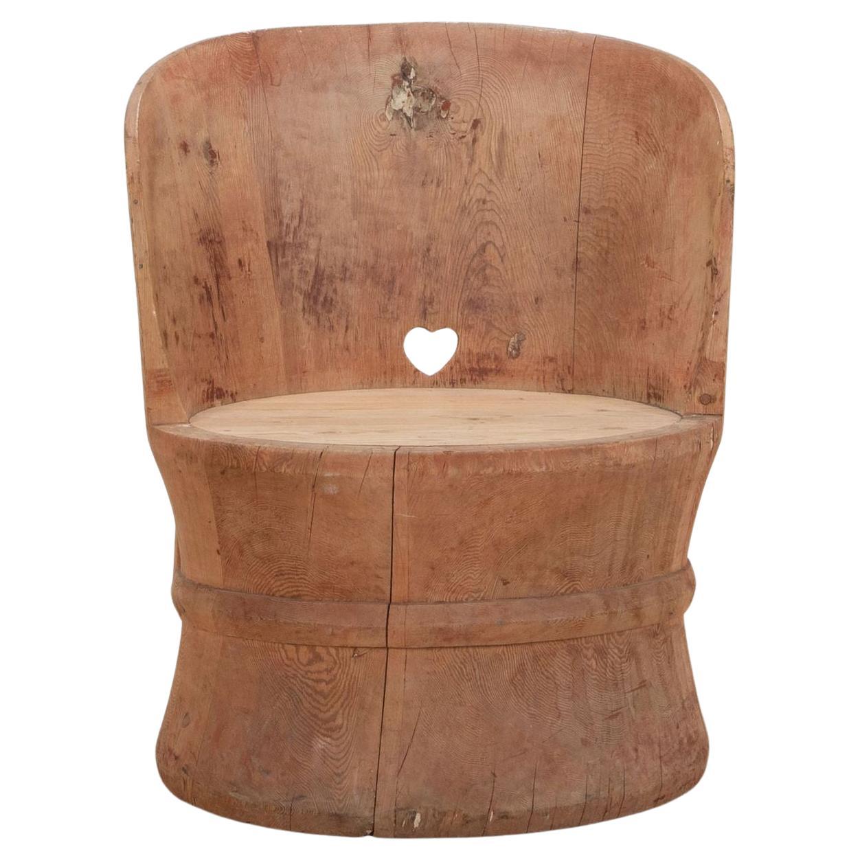 Early 19th Century Scandinavian Folk Art Chair
