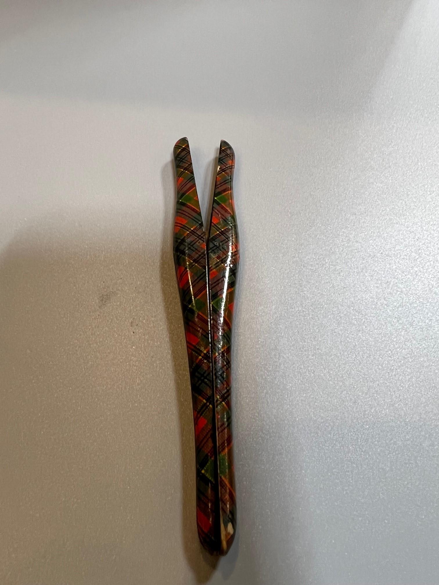 Scozzese Antico guanto scozzese dell'inizio del XIX secolo Tartan McPherson in vendita